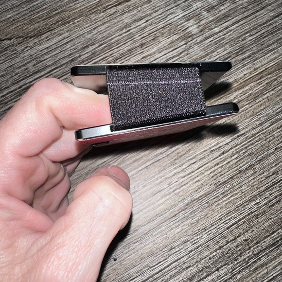 Red and White Keep Calm Minimalist Wallet - Picture 5 of 7